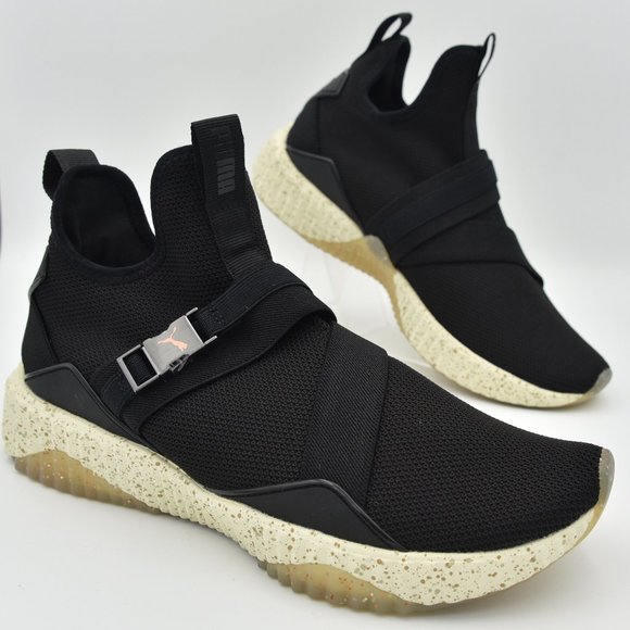 Puma Shoes - NWOT Puma Defy Mid Interest Slip On Training Sneakers Shoes - Black, Women's 10